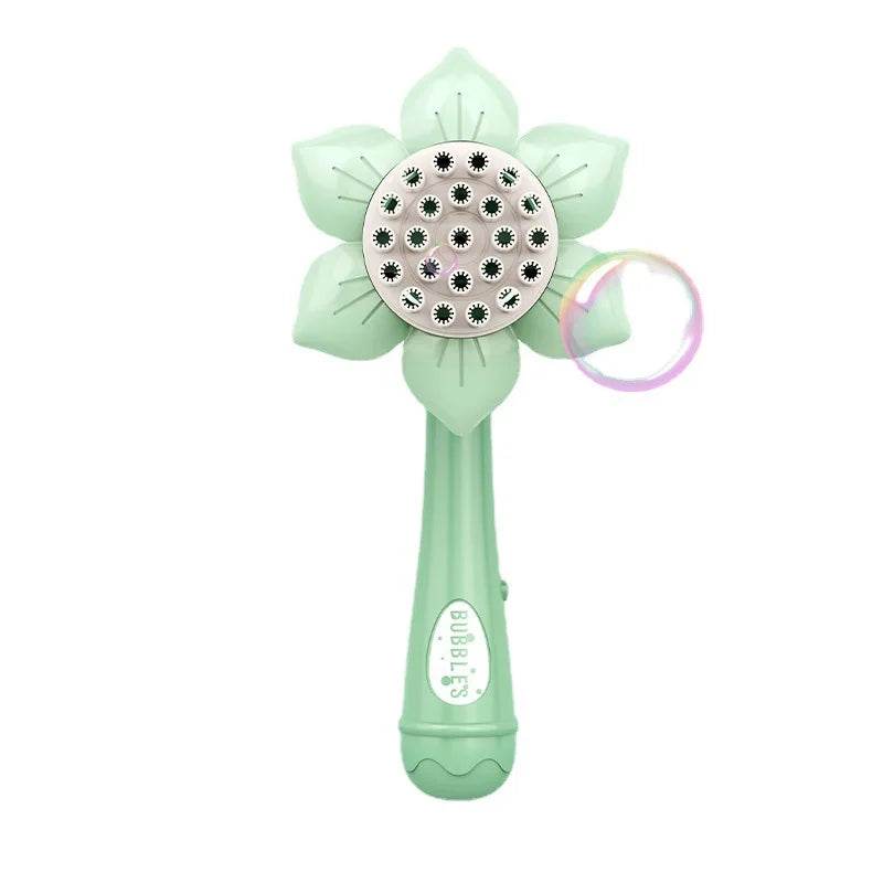 Bubble Machine Sunflower 23 Hole Electric Automatic Bubbles Gun - ToylandEU