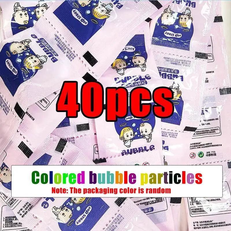  10-40pcs Bubble Machine Supplement Liquid Colorful Bubble Concentrated Granules 10pcs 750ml Bubble Gun Supplement Granules -  ToylandEU™