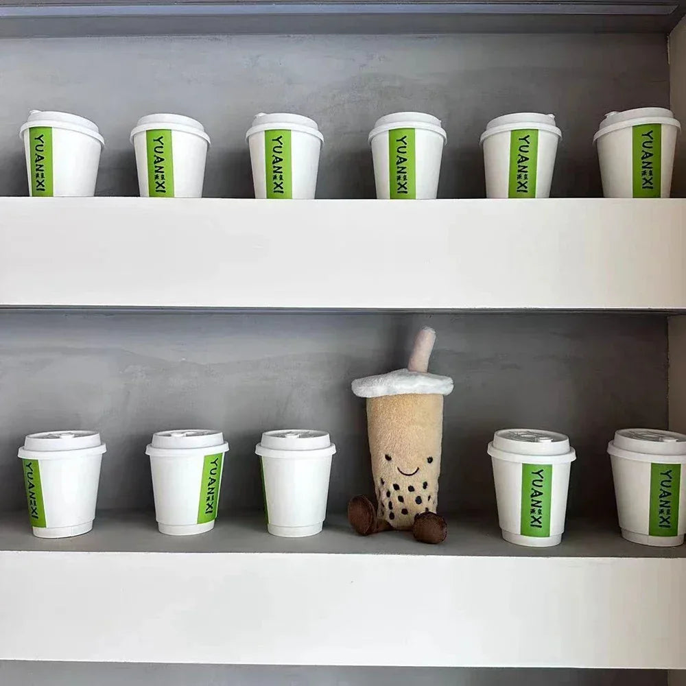 Bubble Tea Plush Toy Soft Cotton Filling Cute Gift - ToylandEU