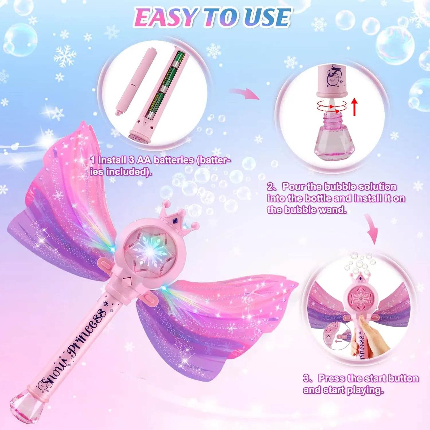 Bubble Wand for Toddlers Bubble Machine Electric Unicorn - ToylandEU