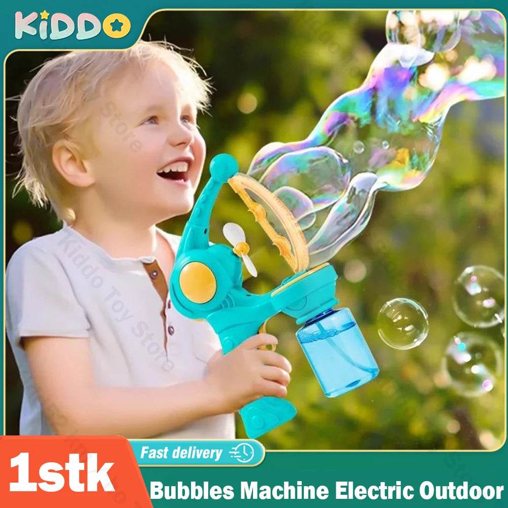 Bubbles Machine Electric Bubble Gun Large Small Bubbles Kids Toy - ToylandEU