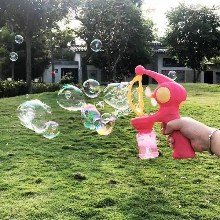 Bubbles Machine Electric Bubble Gun Large Small Bubbles Kids Toy - ToylandEU