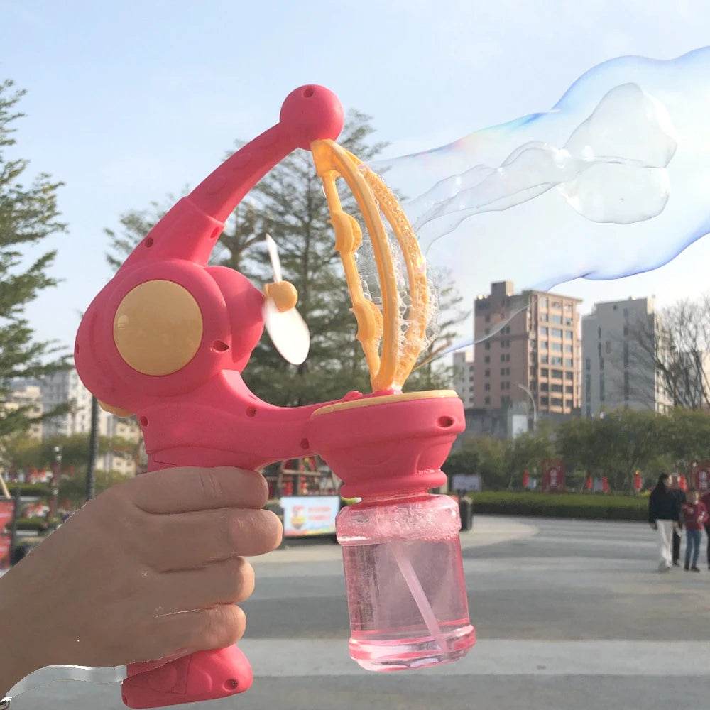 Bubbles Machine Electric Bubble Gun Large Small Bubbles Kids Toy - ToylandEU