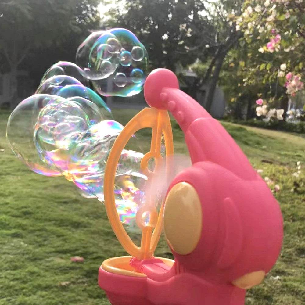 Bubbles Machine Electric Bubble Gun Large Small Bubbles Kids Toy - ToylandEU