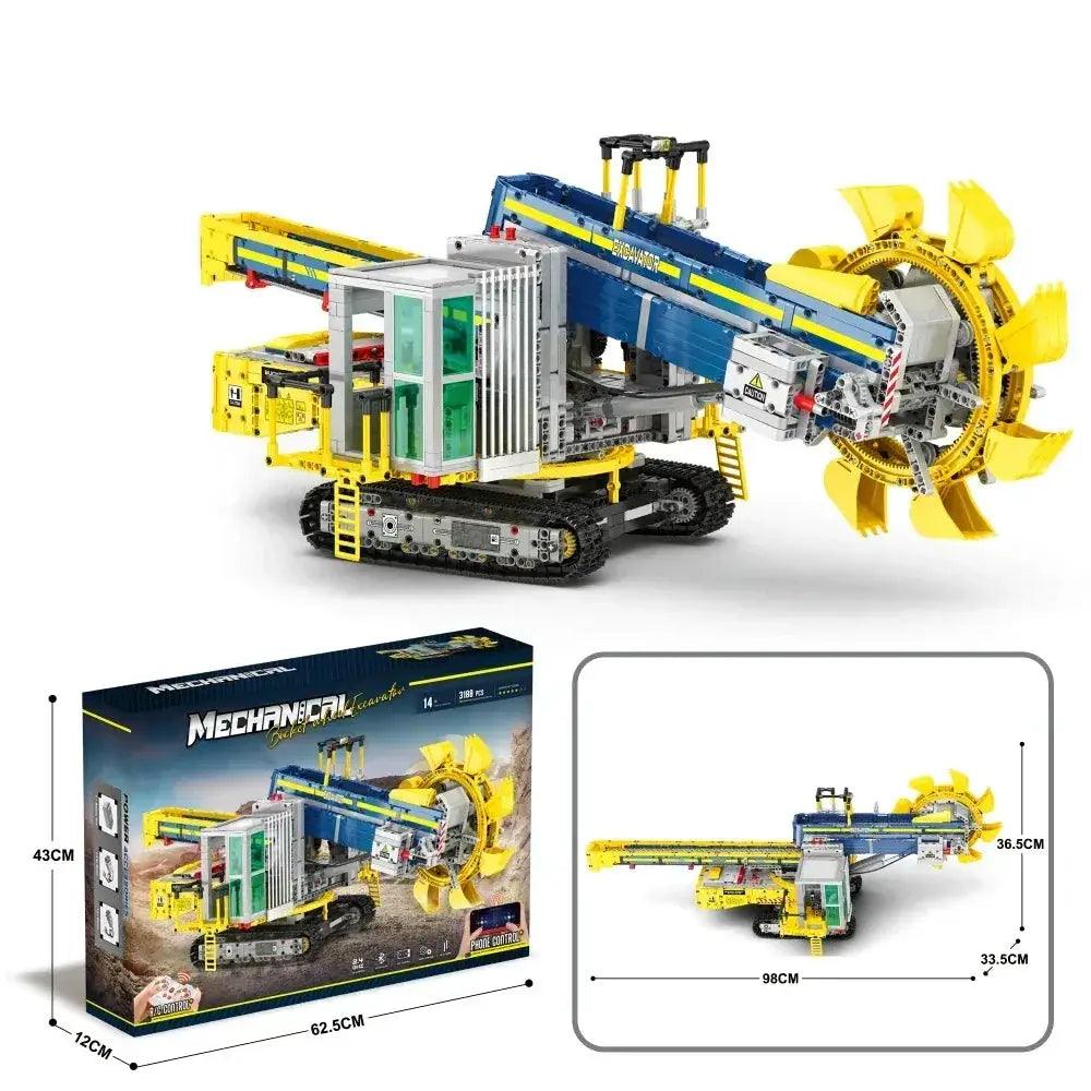  Bucket Wheel Excavator Building Kit Remote Control Fun -  ToylandEU™