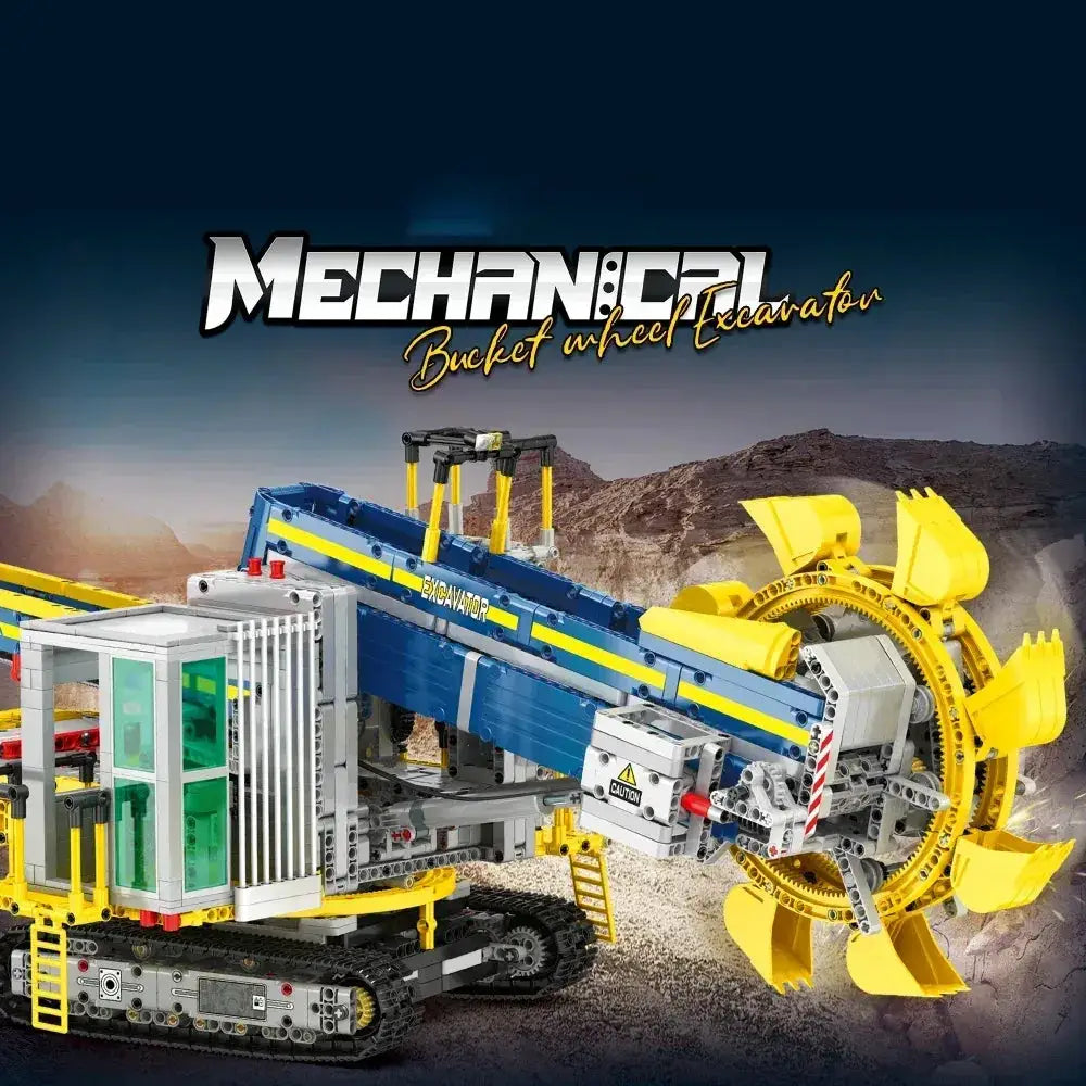 Bucket Wheel Excavator Building Kit Remote Control - ToylandEU