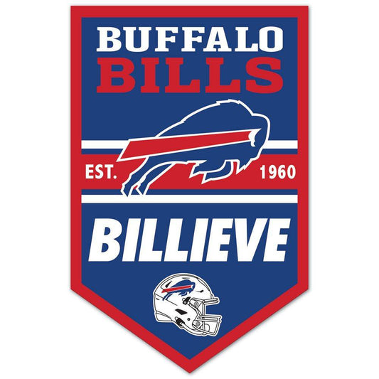 Buffalo Bills 11x17 Wooden Chevron Sign Wall Decor - ToylandEU