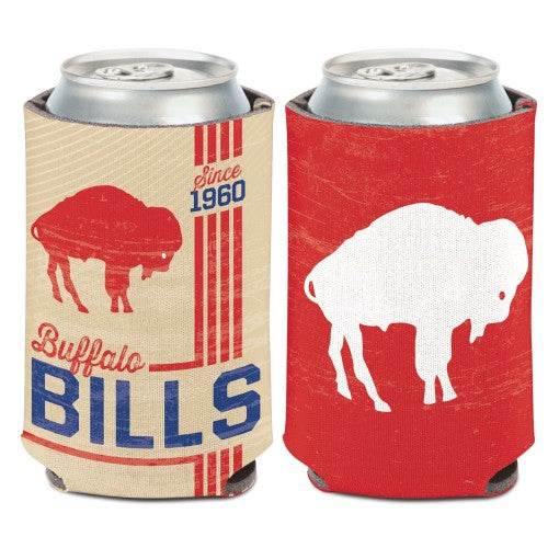 Buffalo Bills 12oz Can Cooler Vintage Design Full Color - ToylandEU