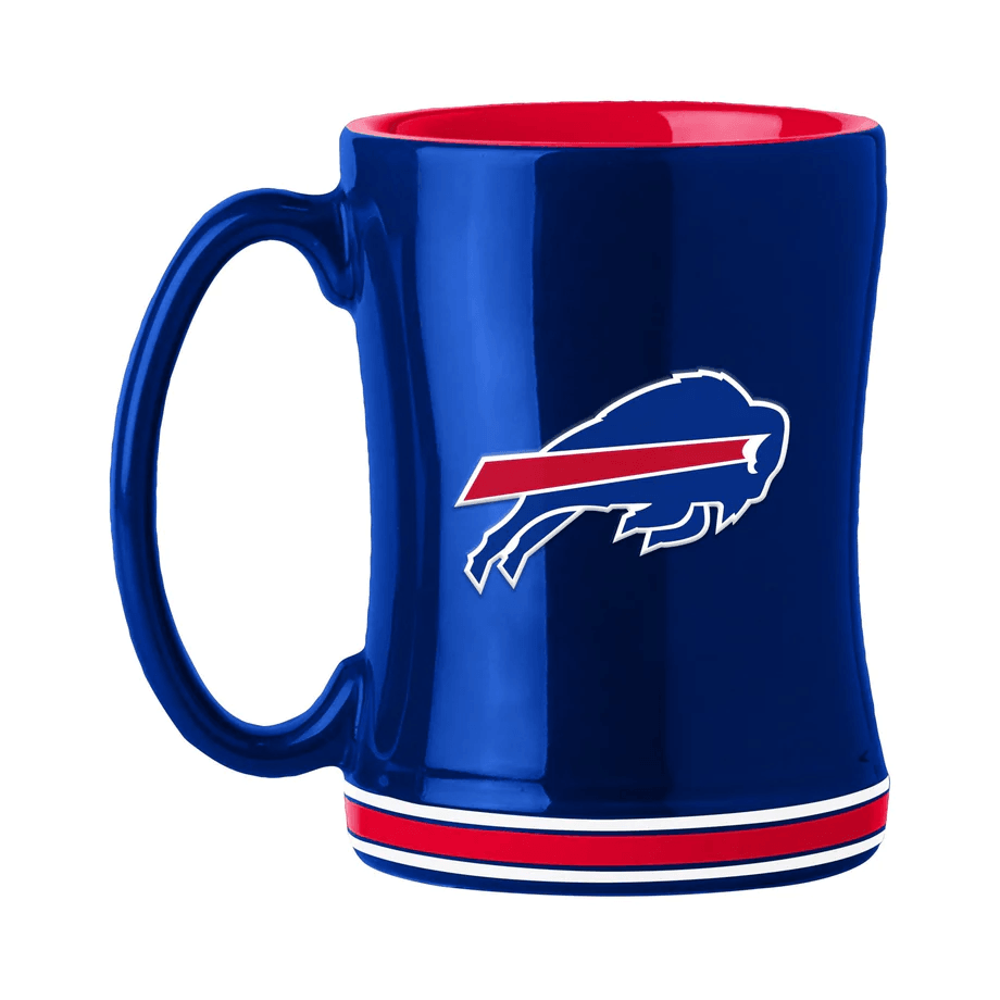 Buffalo Bills 14oz Sculpted Relief Coffee Mug Team Color - ToylandEU
