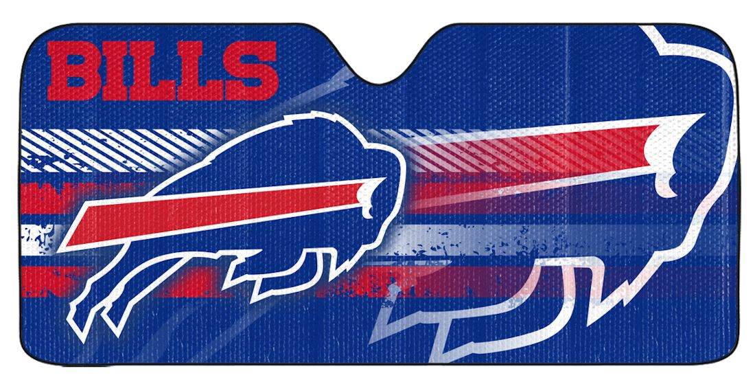 Buffalo Bills Auto Sun Shade 59 By 27 Inches UV Blocking - ToylandEU