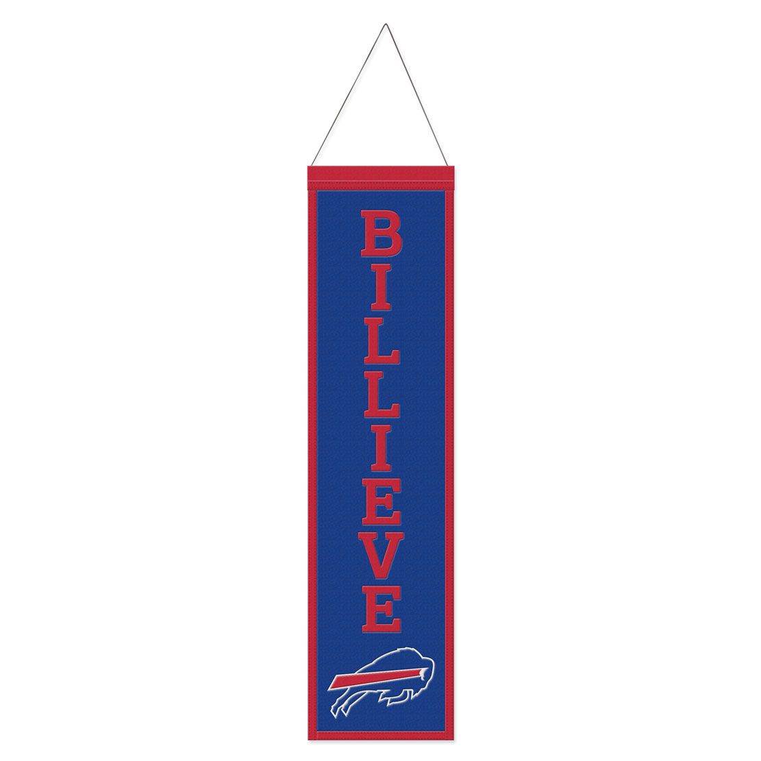 Buffalo Bills Banner Wool 8x32 Heritage Slogan Design - ToylandEU