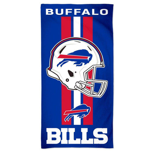 Buffalo Bills Beach Towel 30x60 Cotton Velour Front - ToylandEU