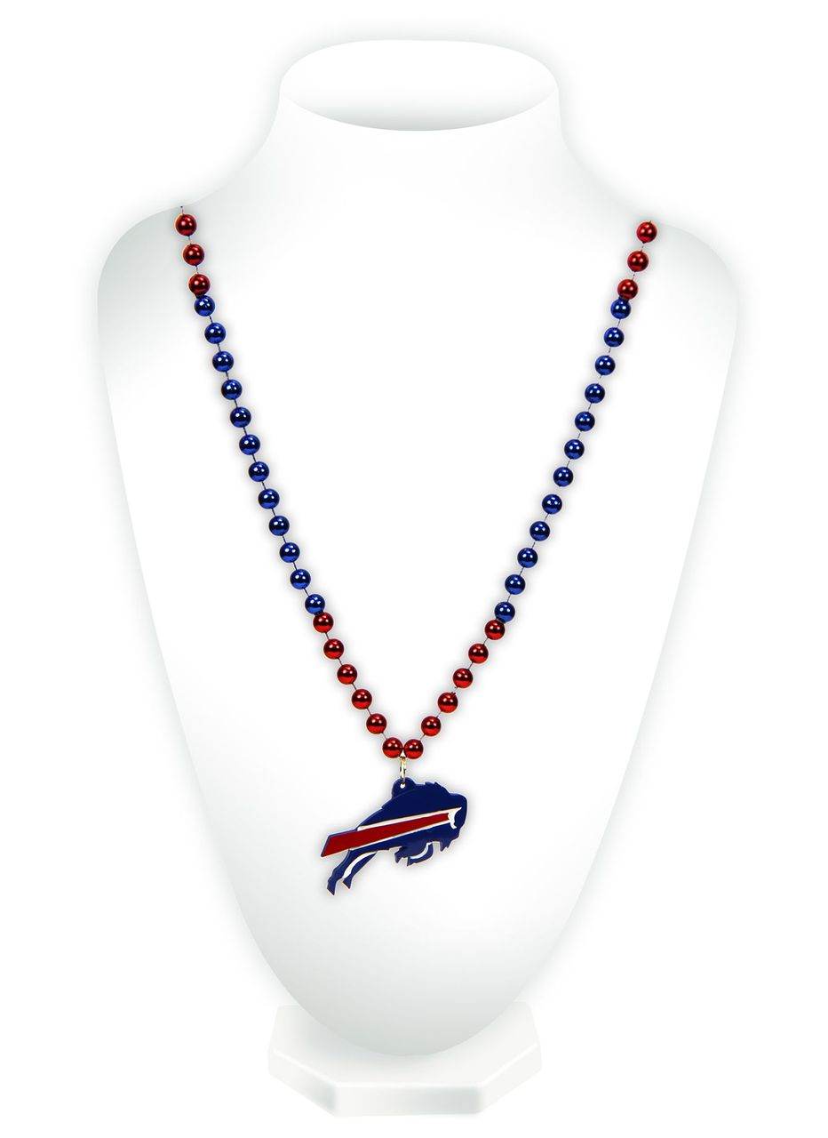 Buffalo Bills Beads with Medallion Mardi Gras Style - ToylandEU