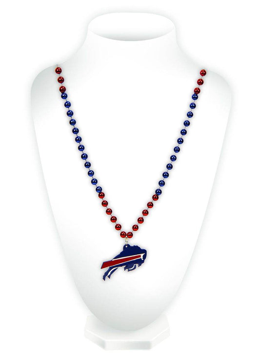 Buffalo Bills Beads with Medallion Mardi Gras Style - ToylandEU