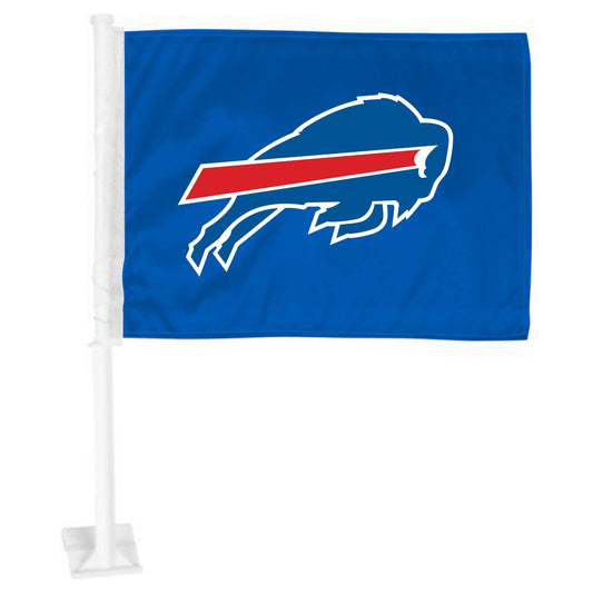Buffalo Bills Car Flag Primary Logo Nylon Flag Plastic Clip - ToylandEU