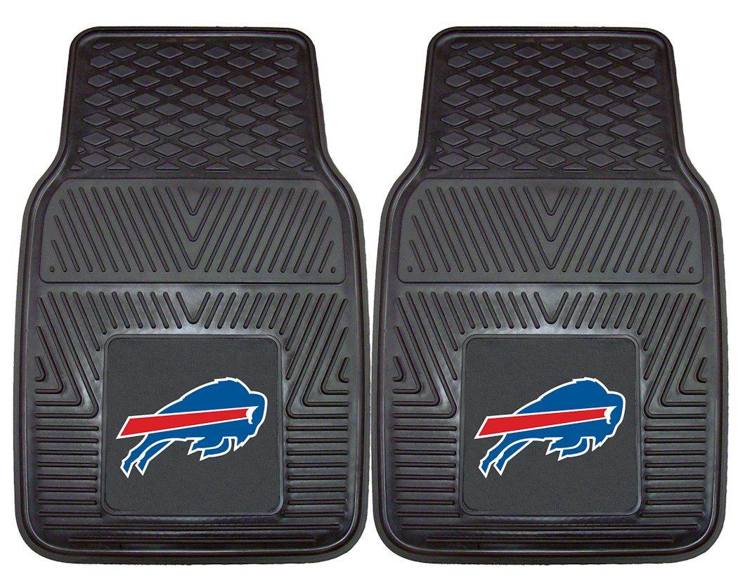 Buffalo Bills Car Mats Heavy Duty 2 Piece Vinyl - ToylandEU