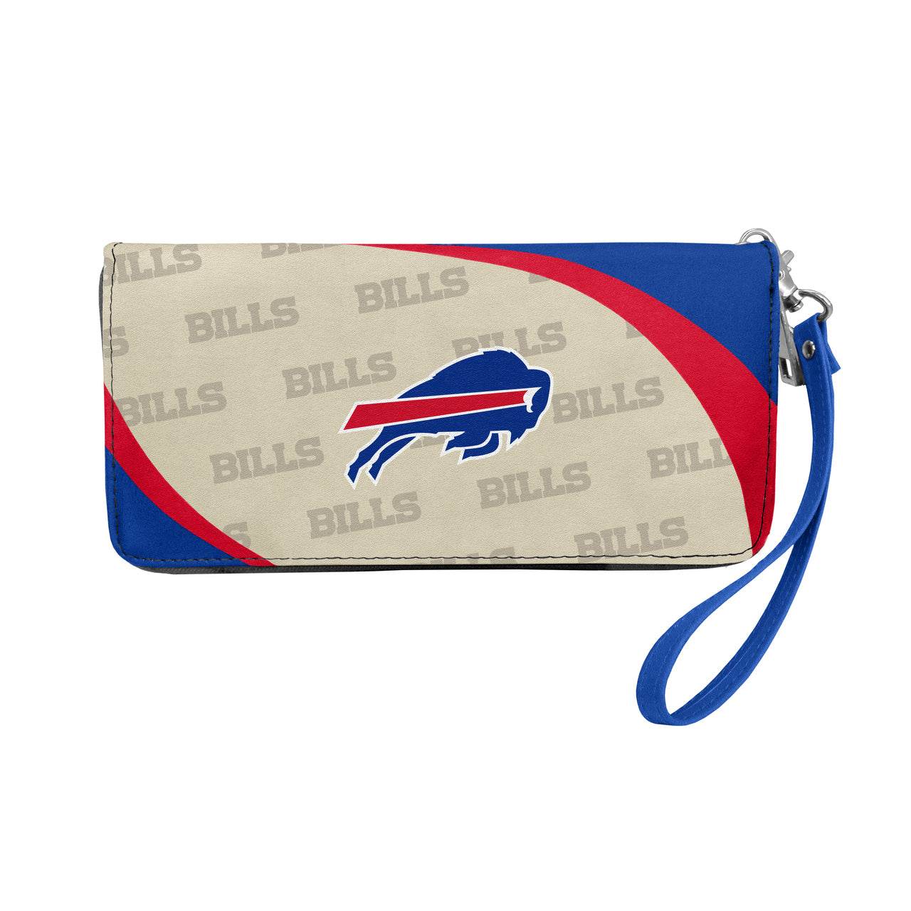 Buffalo Bills Curve Wallet Organizer Wristlet Zippered - ToylandEU