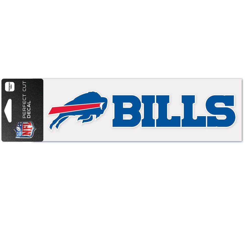 Buffalo Bills Decal 3x10 Perfect Cut Wordmark Color - ToylandEU