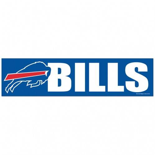 Buffalo Bills Decal 3x12 Bumper Strip Self Adhesive USA - ToylandEU