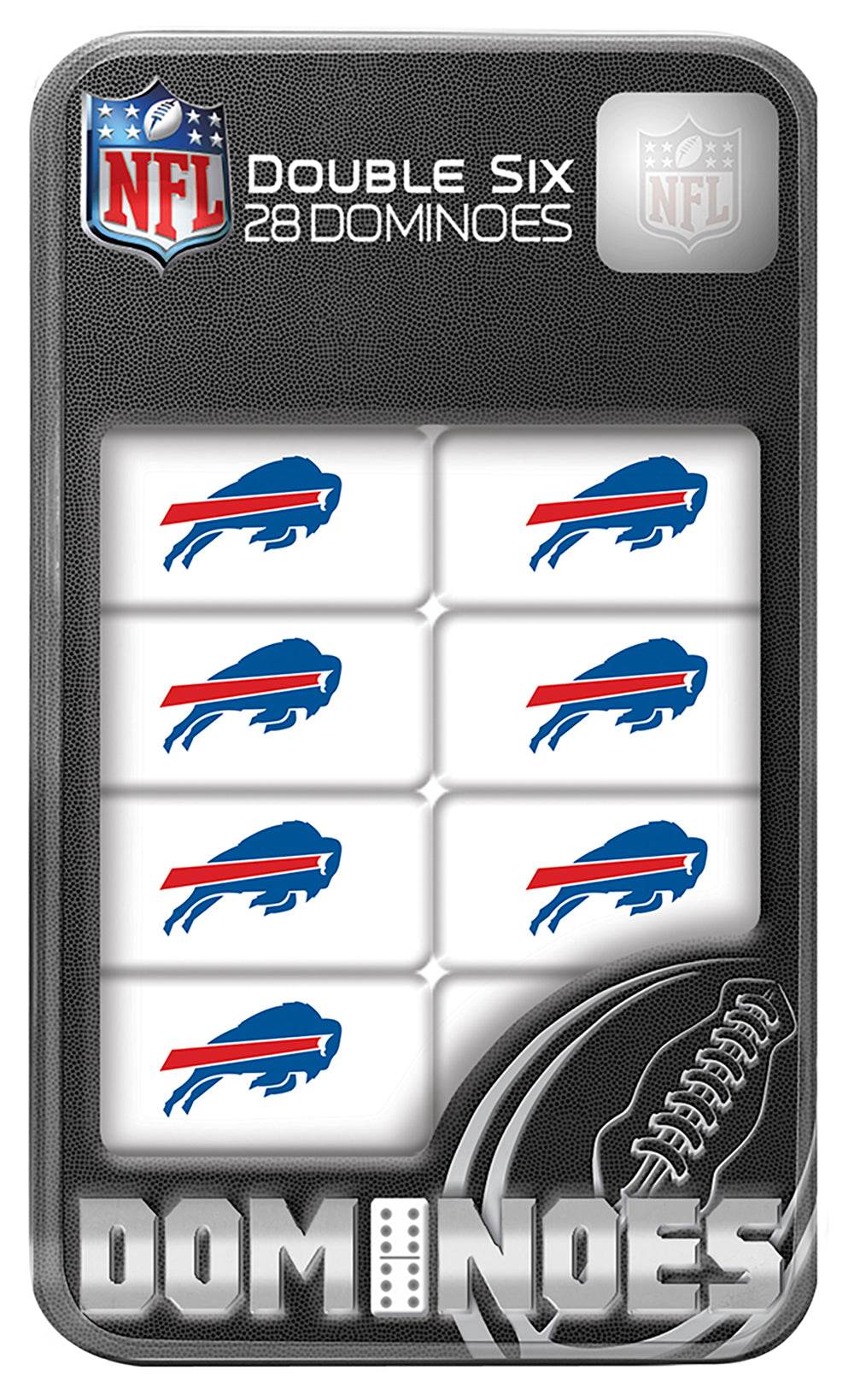 Buffalo Bills Dominoes Set with Collectible Tin Box - ToylandEU