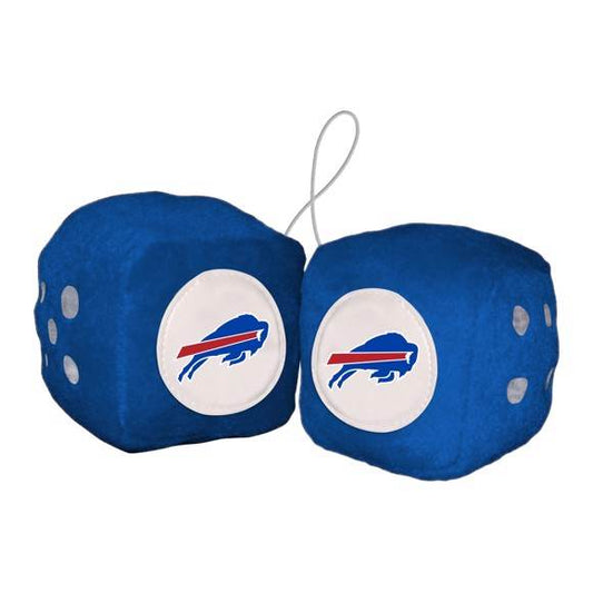 Buffalo Bills Fuzzy Dice Plush Car Interior Decor Set - ToylandEU