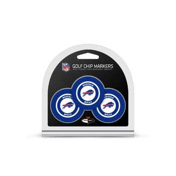 Buffalo Bills Golf Chip With Marker 3 Pack Enamel Markers - ToylandEU