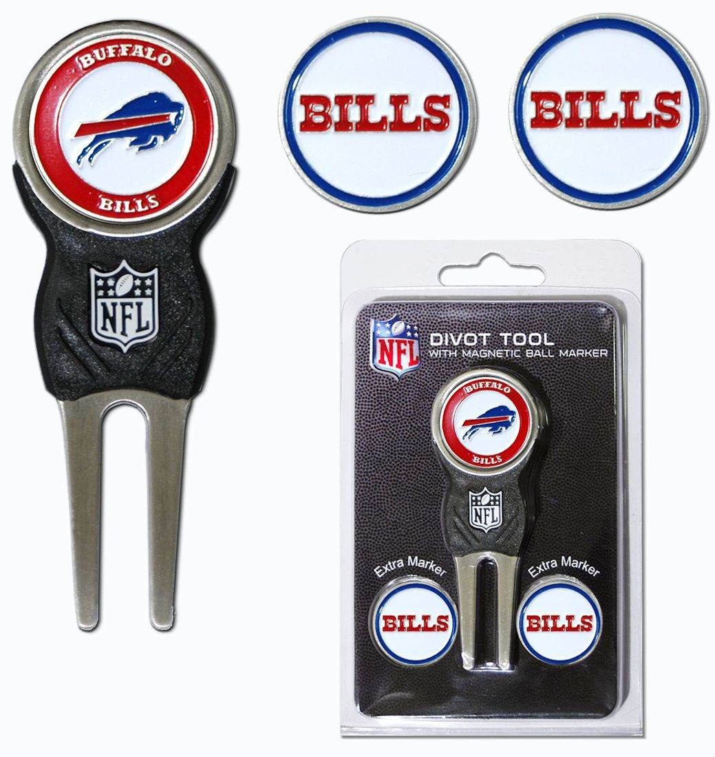 Buffalo Bills Golf Divot Tool With 3 Markers Special Order - ToylandEU