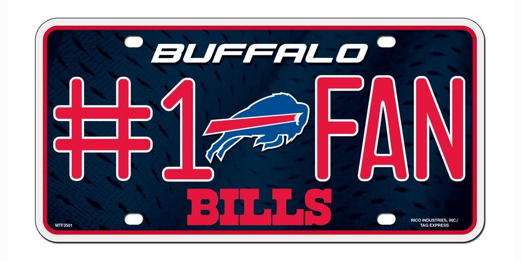 Buffalo Bills License Plate #1 Fan - ToylandEU