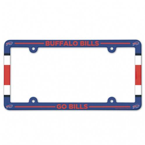 Buffalo Bills License Plate Frame Plastic Full Color Style - ToylandEU