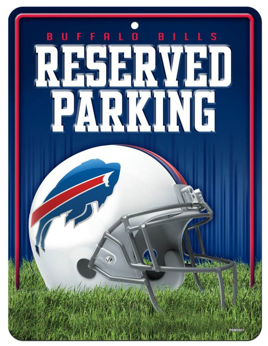 Buffalo Bills Metal Parking Sign Embossed Sports Fan Gift - ToylandEU
