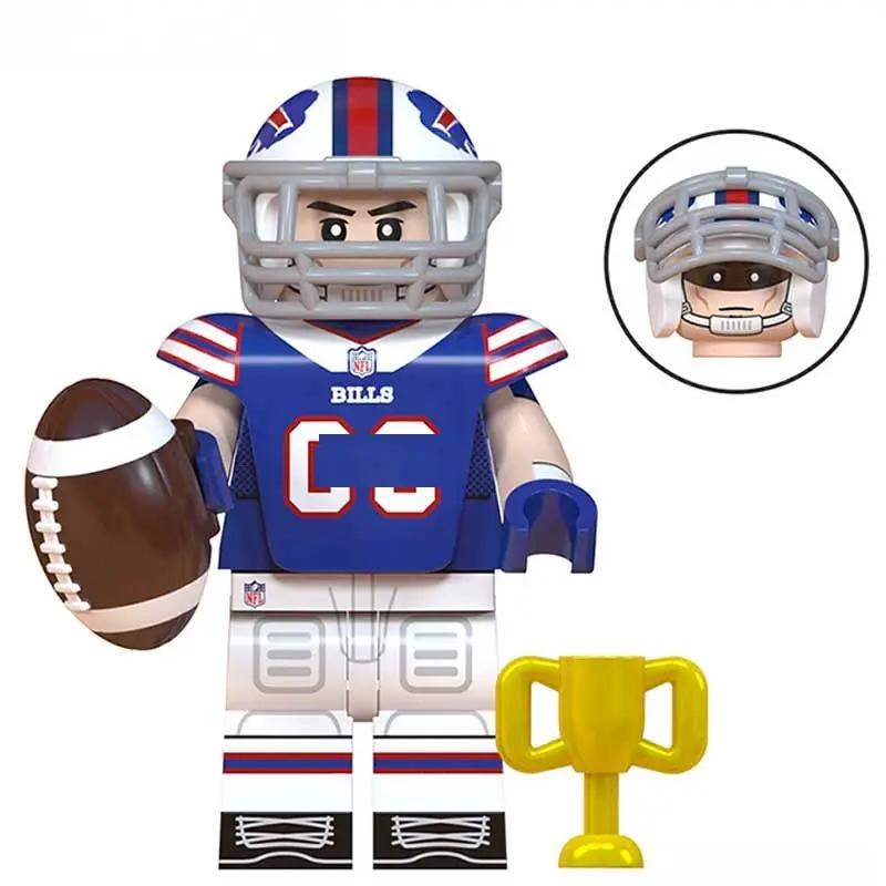 Buffalo Bills NFL Football Teams Lego Minifigures Custom Toys - Minifigure Toys