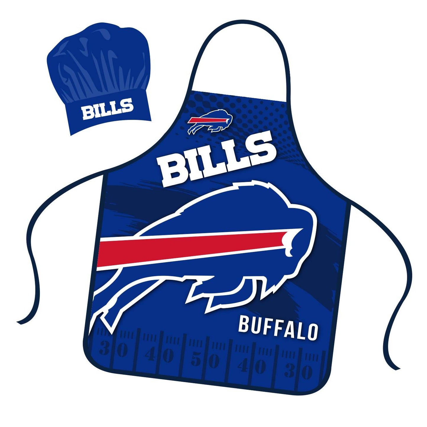 Buffalo Bills NFL Licensed Chef Hat and Apron Set Bundle - ToylandEU