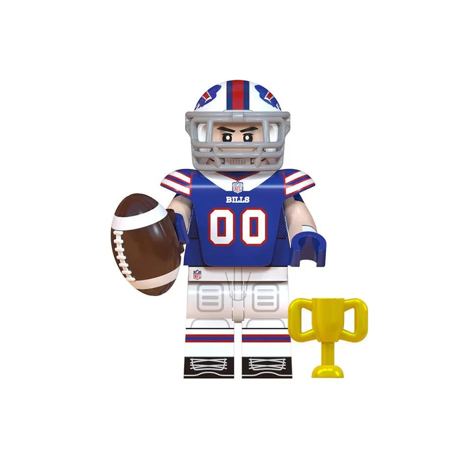 Buffalo Bills NFL Figure Display Figure ABS Plastic Collectible With Team Logo - ToylandEU