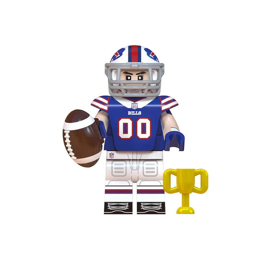 Buffalo Bills NFL Figure Display Figure ABS Plastic Collectible With Team Logo - ToylandEU