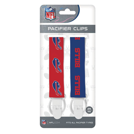Buffalo Bills Pacifier Clips 2 Pack With Team Logo - ToylandEU