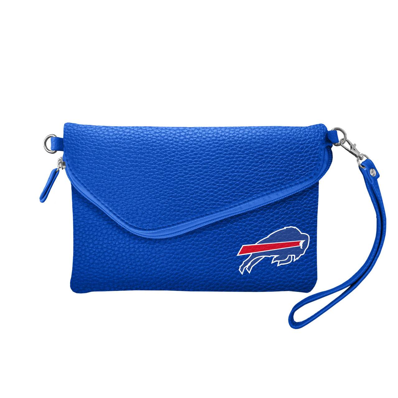 Buffalo Bills Pebble Fold Over Crossbody Purse Royal - ToylandEU