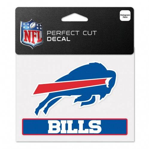 Buffalo Bills Perfect Cut Color Decal 4.5x5.75 Vinyl - ToylandEU
