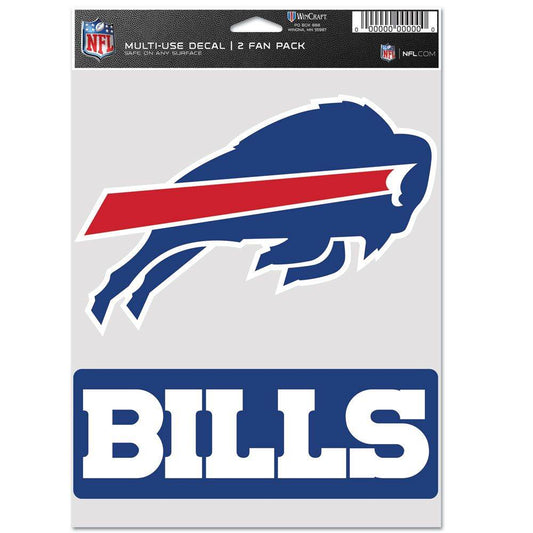 Buffalo Bills Premium Fan Decal Two Pack Multi Use Decals - ToylandEU