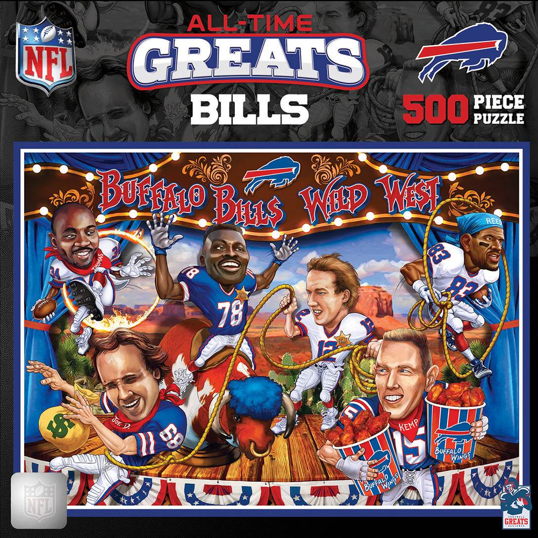 Buffalo Bills Puzzle 500 Piece All Time Greats NFL Edition - ToylandEU