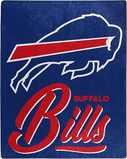 Buffalo Bills Raschel Blanket 50x60 Signature Design - ToylandEU