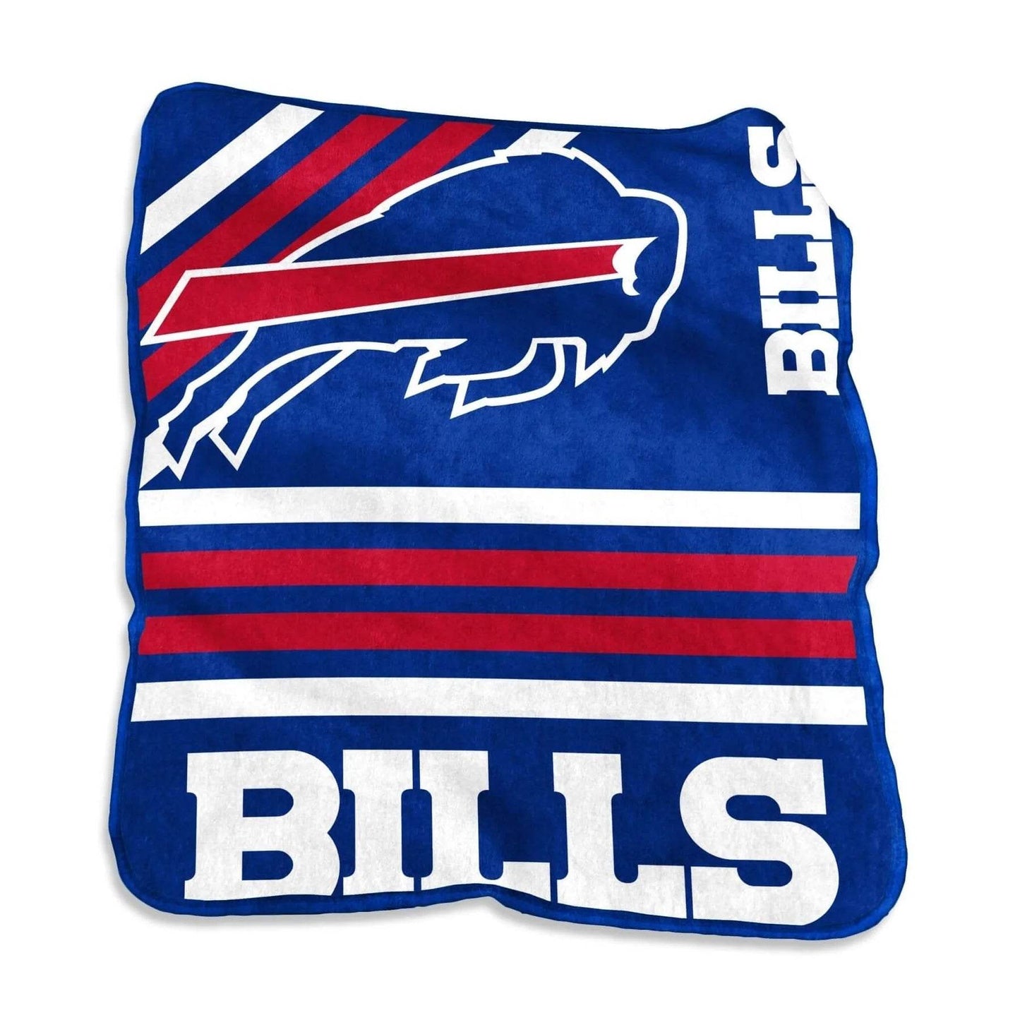 Buffalo Bills Raschel Throw Blanket with Team Color Binding - ToylandEU