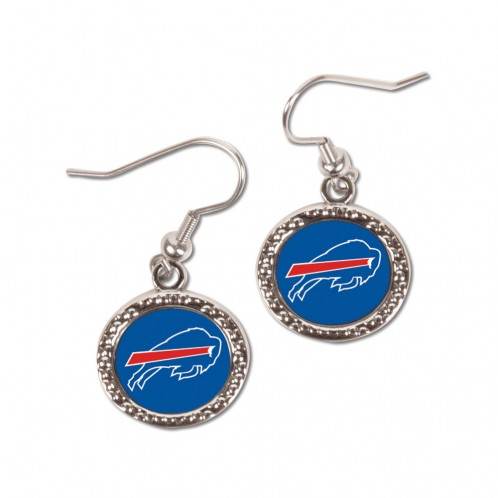 Buffalo Bills Round Style Earrings Special Order Licensed - ToylandEU