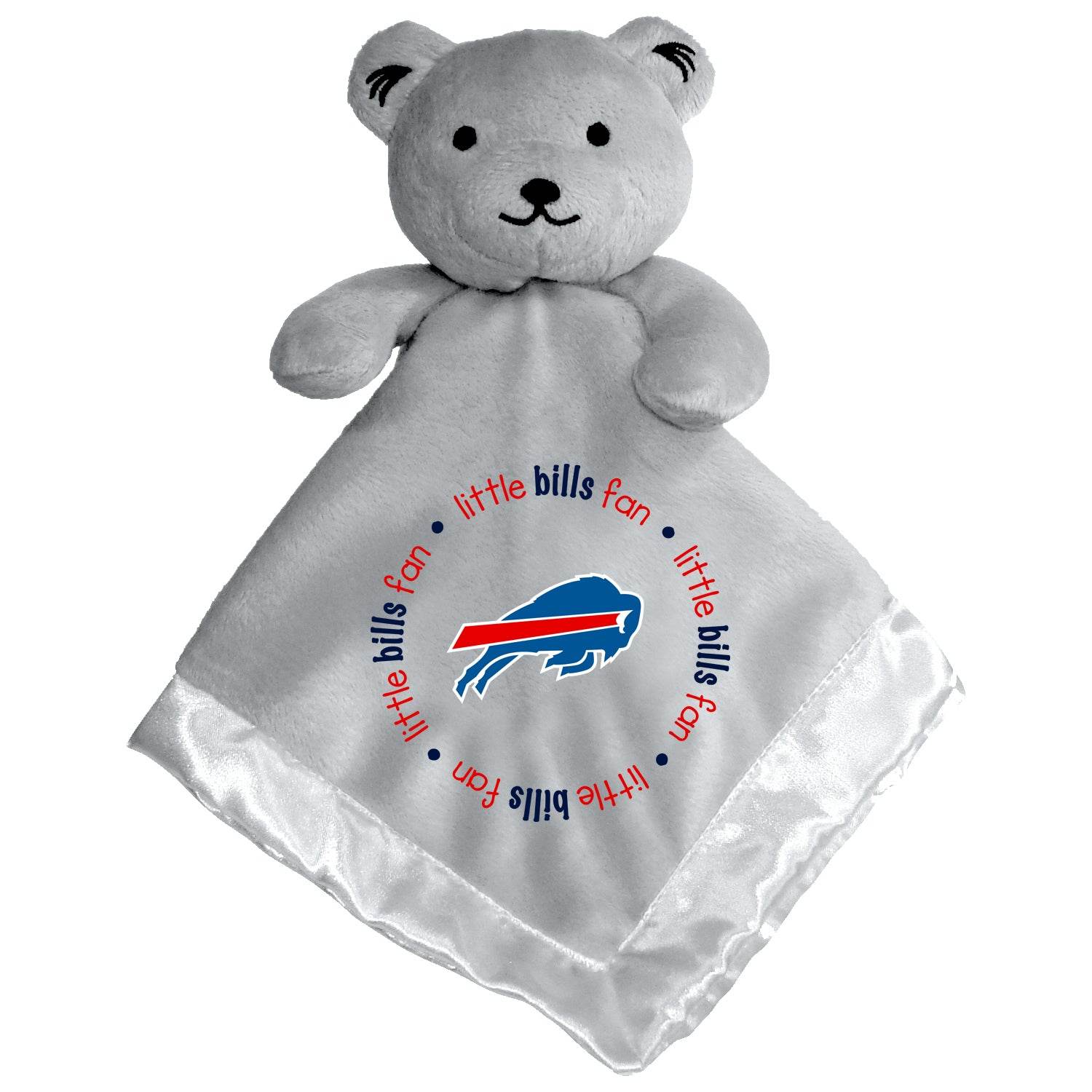 Buffalo Bills Security Plush Bear Gray Logo Embroidered - ToylandEU