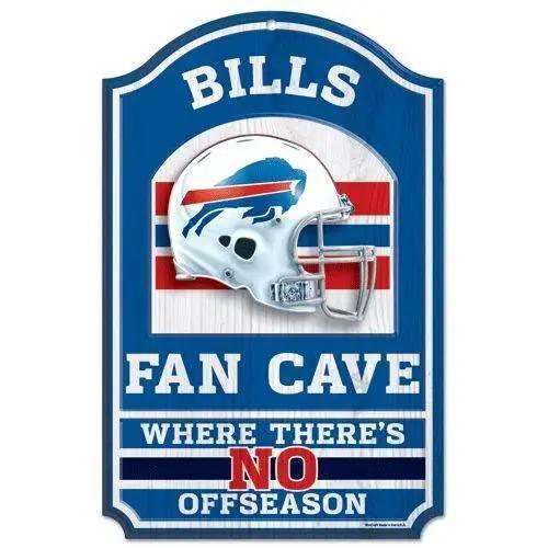  Buffalo Bills Sign 11x17 Wood Fan Cave Design -  ToylandEU™