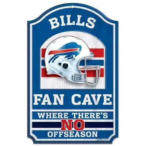  Buffalo Bills Sign 11x17 Wood Fan Cave Design -  ToylandEU™
