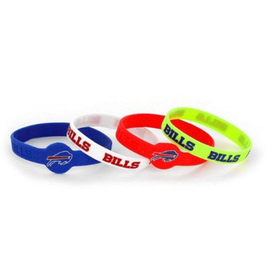 Buffalo Bills Silicone Bracelets 4 Pack Officially Licensed - ToylandEU