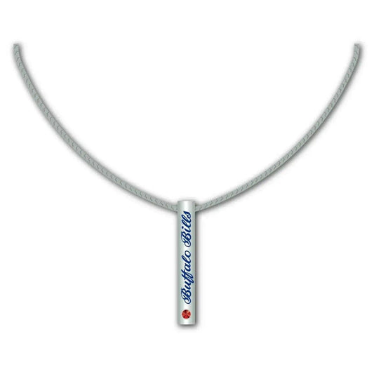  Buffalo Bills Silver Bar Necklace Pendant Jewelry Charm -  ToylandEU™