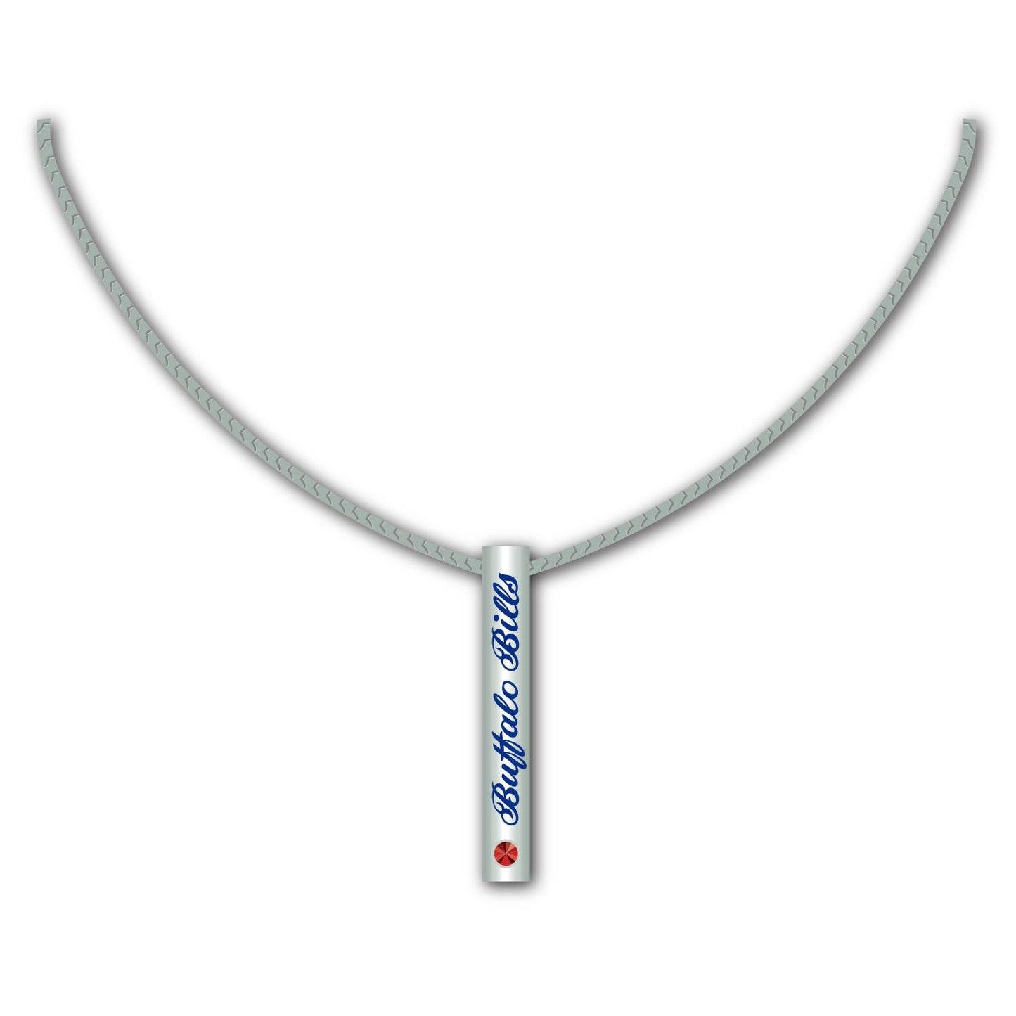 Buffalo Bills Silver Bar Necklace Pendant Jewelry Charm - ToylandEU
