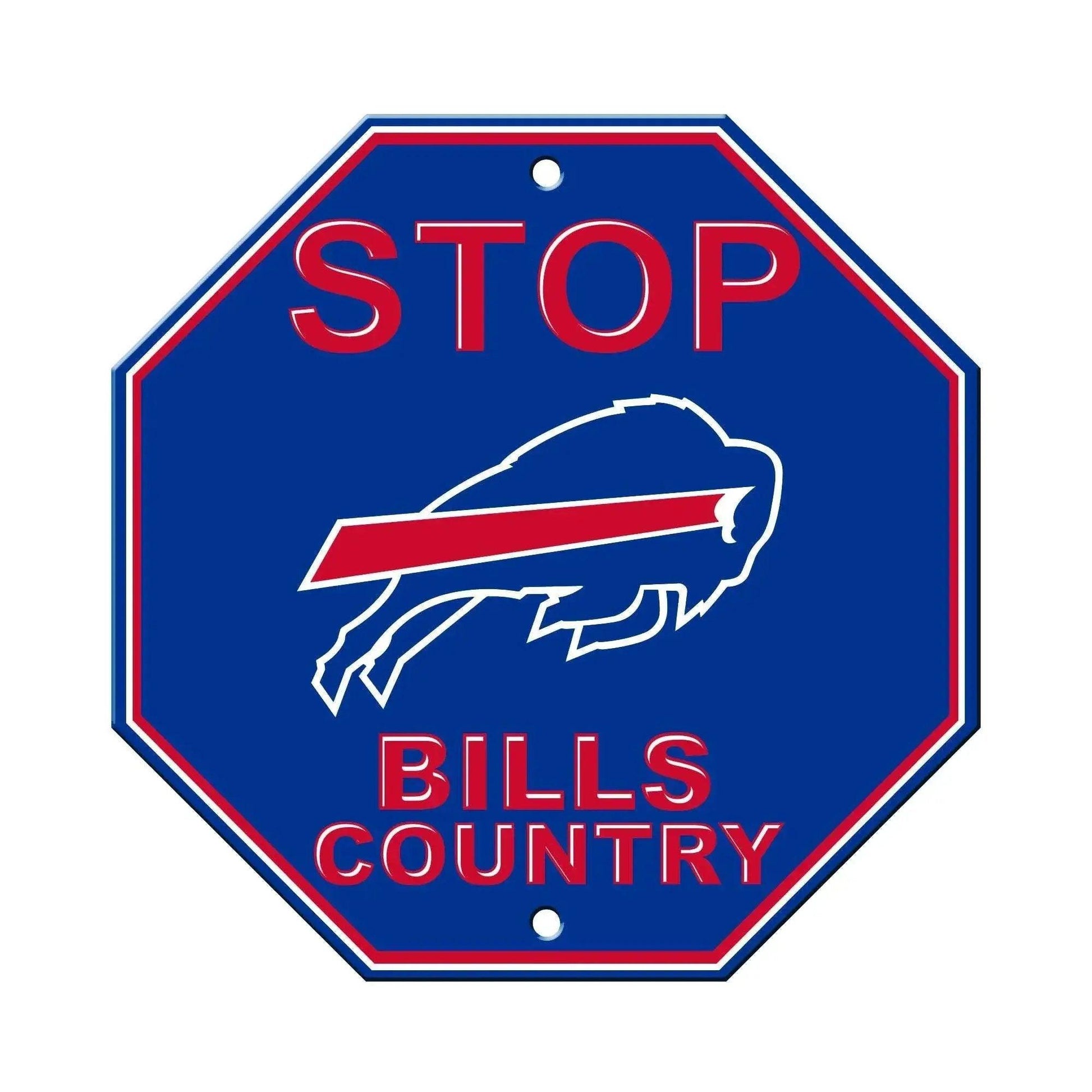  Buffalo Bills Stop Style 12x12 Plastic Sign Official Logo -  ToylandEU™