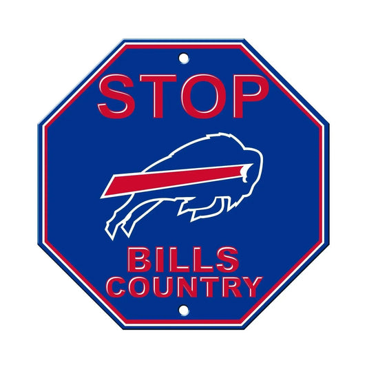  Buffalo Bills Stop Style 12x12 Plastic Sign Official Logo -  ToylandEU™